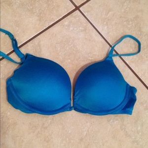 Pink Ultimate Push Up Bra Blue 32B